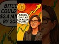 Bitcoin forecast#cathiewood #bitcoin news#shorts #btcnews #buybtc #crypto #cryptomarket #биткойн