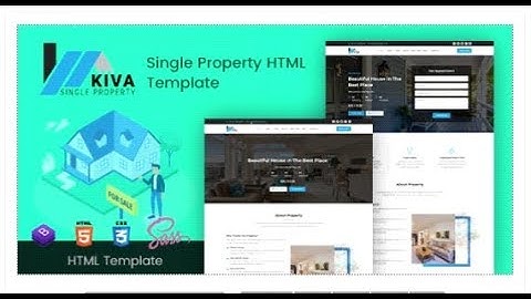 Kiva - Single Property HTML Template | Themeforest Templates