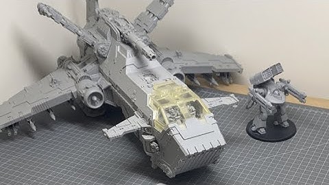 Building the Thunderhawk Gunship