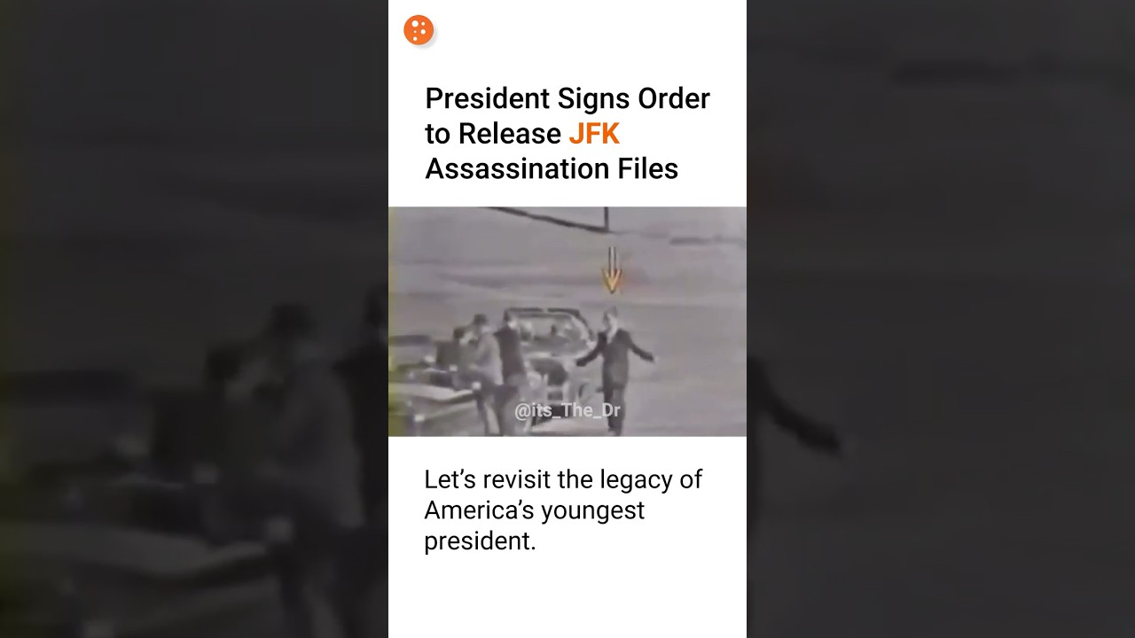 President Trump Signs Order to Release JFK Files 👀