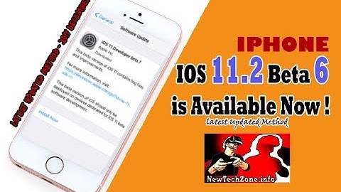How to update Latest IOS Version 11.2 Beta 6 | Iphone Upgrade