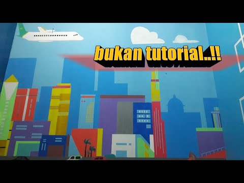  IDE  cat  KAMAR  TIDUR  ANAK dengan motif gedung YouTube