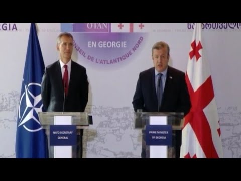 ნატოს გენერალური მდივნისა და საქართველოს პრემიერ-მინისტრის ერთობლივი პრესკონფერენცია
