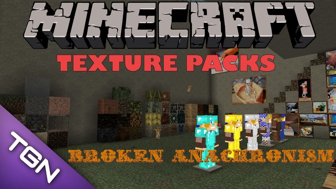 Minecraft Texture Pack Spotlights Broken Anachronism - YouTube