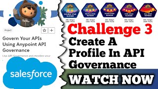 Create a Profile in API Governance || Govern Your APIs Using Anypoint API Governance || Challenge 3 Profile