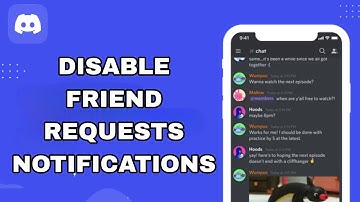 How To Disable Friend Requests Notifications On Discord App | Step By Step