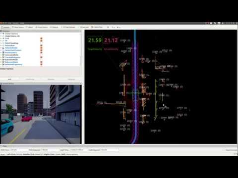 CARLA challenge using Autoware bridge and OpenPlanner - YouTube