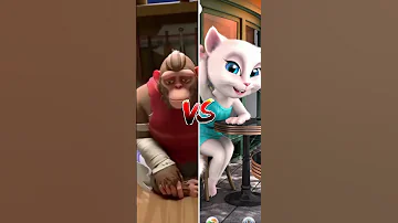Monkeys VS Talking Angela Singing Yiwang Yiwang Dou Yiwang Shorts 