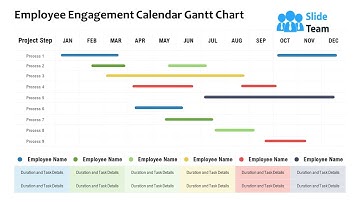 Employee Engagement Calendar Gantt Chart