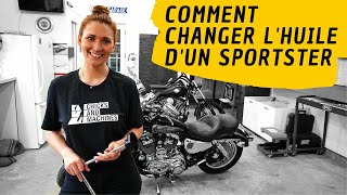 Comment faire un changement d'huile Harley Davidson Sportster de 2004 à aujourd'hui