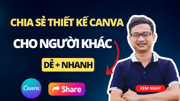 Cách Chia sẻ thiết kế canva cho người khác | Nguyễn Minh Phụng