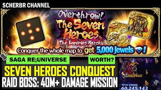 7 Heroes Conquest, Raid Boss: 40M  Damage Guide - Romancing SaGa re;UniverSe