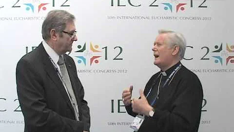 Bishop Hoffmann from Wurzburg  Germany, interviewe...