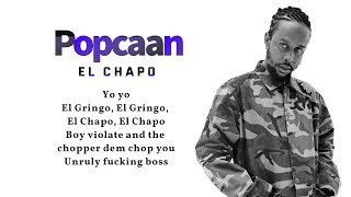 Video thumbnail of "Popcaan El Chapo (Lyric video)"