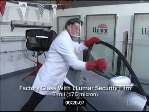 LLumar Window Film Smash & Grab Lab Test