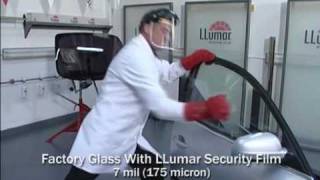 LLumar Window Film Smash & Grab Lab Test