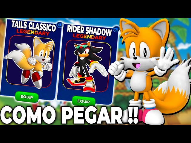 CONSEGUI A TRANSFORMAÇÃO SECRETA DO TAILS NO ROBLOX!! (Sonic Speed  Simulator) 