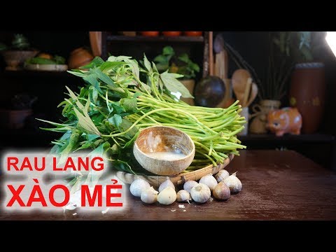 Video Món ăn thường ngày #13: Rau khoai lang xào mẻ - youtube