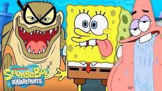 Bubble Bass Tricks SpongeBob & Patrick! 😱 | "Moving Bubble Bass" Full Scene | SpongeBob