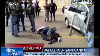 Balacera en Santa Anita: tres delincuentes murieron al frustrarse asalto
