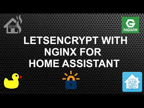 LetsEncrypt with NginX for Home Assistant!!