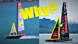 The alternative reason for ETNZ Batwing : Americas Cup Sail Plans (Part 2)