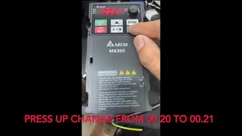 DELTA MS300 VFD SETTINGS FOR NEW BC 8, 15, 25 & 35 ROASTERS
