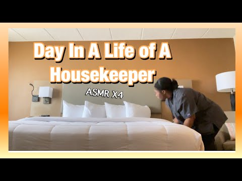 Day in a life of A Housekeeper | ASMR