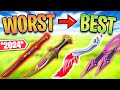 2024 ranking every valorant knife from worst to best melee