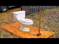 sledge hammer vs toilet