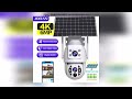 A must-have product! JOOAN 4K Solar Security Camera Wireless Outdoor Dual Lens Solar IP Camera PIR