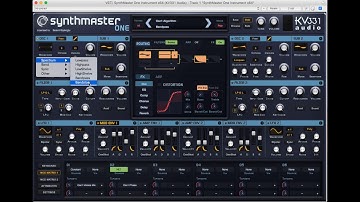 10-Oscillator Algorithms in SynthMaster One