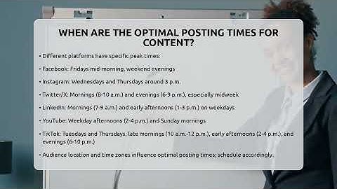 When Are The Optimal Posting Times For Content? - Everyday-Networking