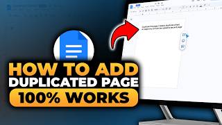 How To Add a Duplicated Page in Google Docs (FAST & EASY) | 100% WORKS | NO Yapping, To The Point!