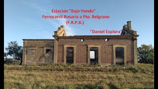Bajo Hondo estacion (FRPB) Ferrocarril Rosario a Pto Belgrano (Pdo de Cnel Rosales - Pcia de Bs As