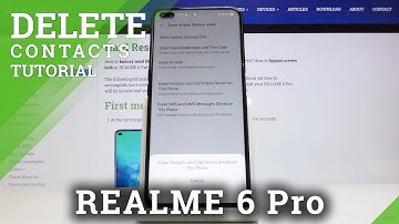 How to Delate Contacts in Realme 6 Pro – Reset Call Logs