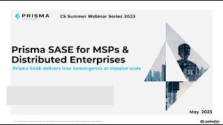 Prisma SASE for MSPs &amp; Distributed Enterprises