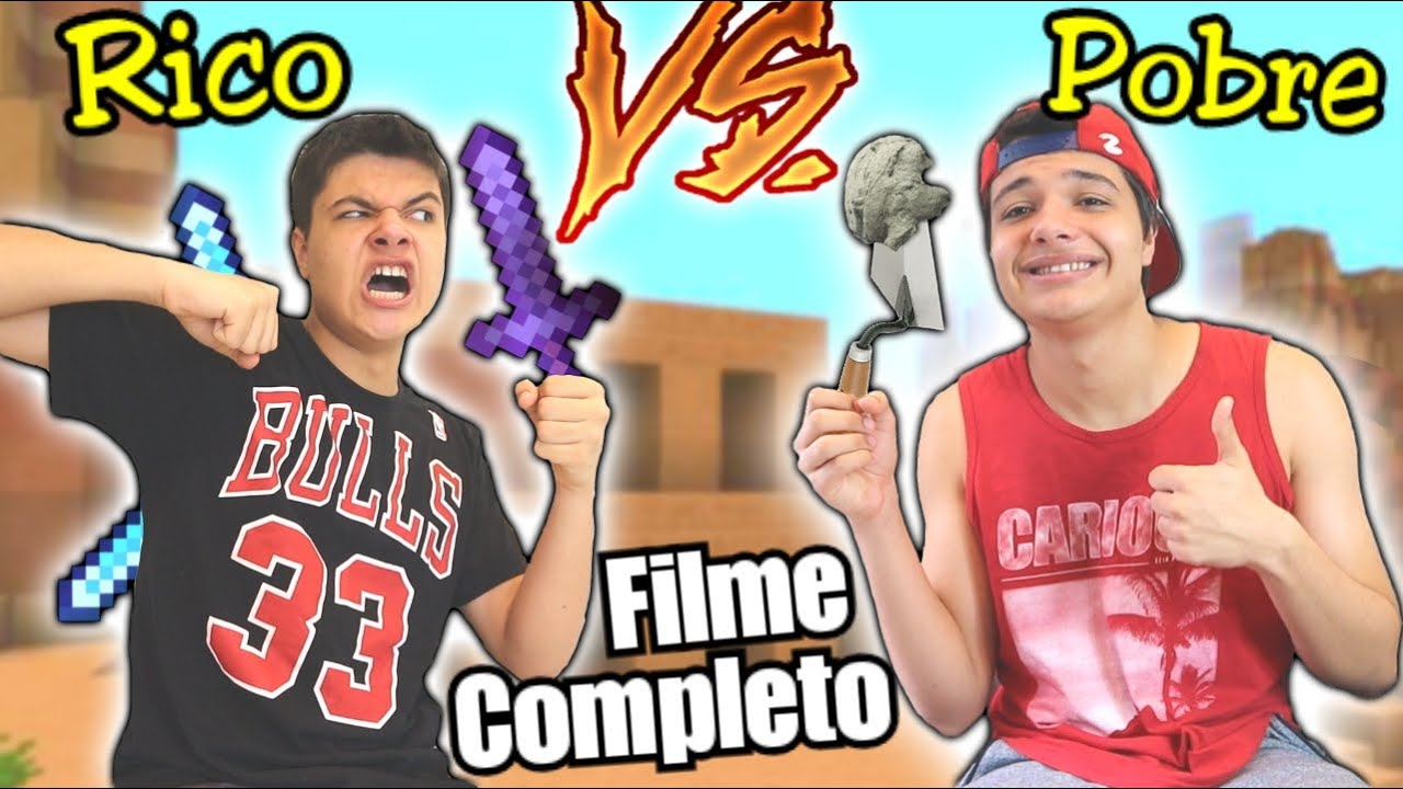 youANDiGames - MINECRAFT: RICO VS POBRE NA ESCOLA