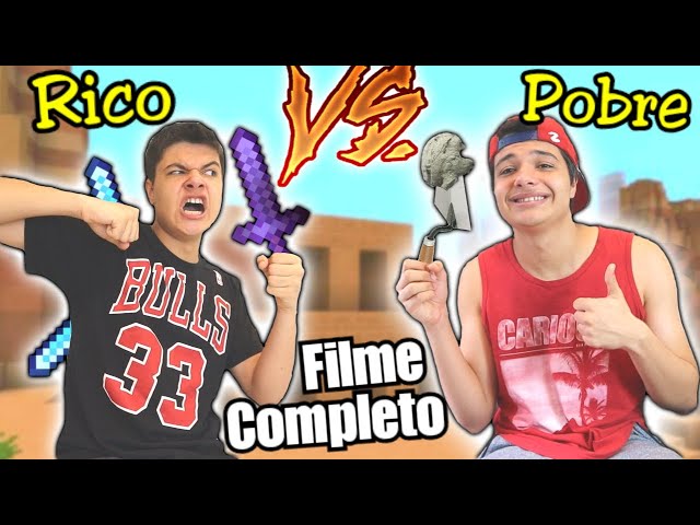 RICO VS POBRE NO MINECRAFT - O FILME !! 