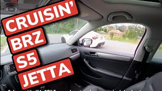 Fun Cars & Coffee Cruise - Subaru BRZ, Audi S5**, Jetta SE Turbo (struggles) by Nathan Adams Cars 133 views 3 years ago 4 minutes, 40 seconds