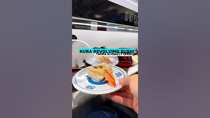 One of my favorite restaurant is finally open near me | Kura Revolving Sushi Bar • Tampa, FL