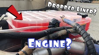 Cummins ISX  OverFlow Full? Spitting out Coolant?