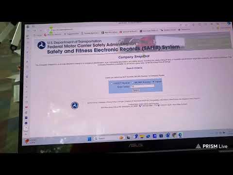 How to look up a motor carrier/trucking company or broker on the gov website: safer.FMCSA.dot.gov