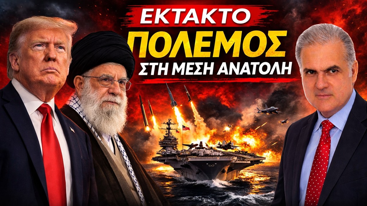 Λαυρέντζος: ΗΠΑ–Ισραήλ Χτυπούν το Ιράν – Μεγάλος Πόλεμος στη Μέση Ανατολή