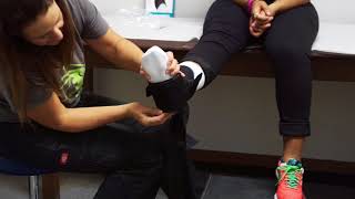 How to apply an ankle brace