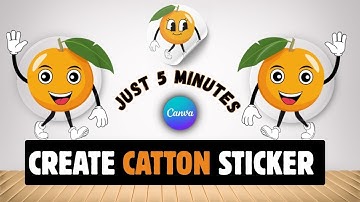 Sticker Banane Ka Sabse Easy & Fun Tareeka! | 3D Animation With Canva
