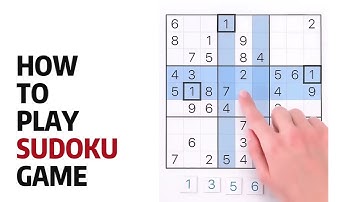 How to play sudoku game 01 landscape