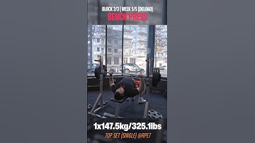 🔄 Deload Bench Press – 1×147.5kg at RPE7 | Finding My Best Grip #benchpress #powerlifting