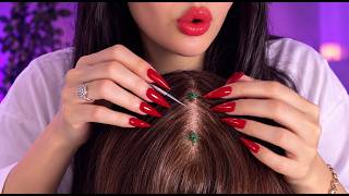 ASMR Scalp Check 🔍 I Found Something Moving in the Hair… 😳 | Lice Removal
