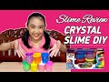 Storebought slime review  crystal slime diy  discoveringwithvanah